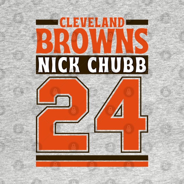 Cleveland Browns Chubb 24 Edition 3 by Astronaut.co